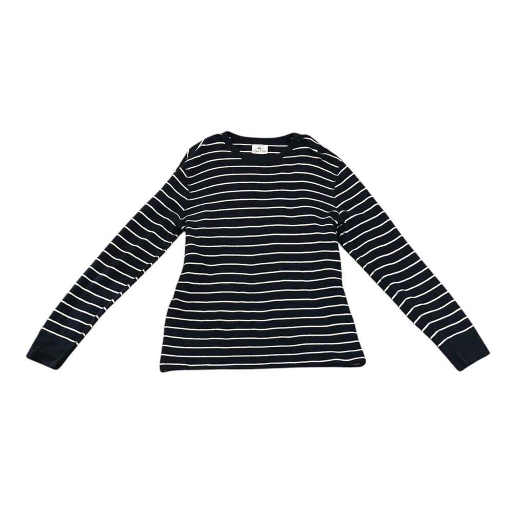 J. Crew Sweater Mens Black Medium Cozycore Cabincore 100% Cotton